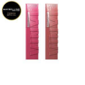Maybelline New York | Pack x2 Superstay Vinyl Ink, Color y Brillo Hasta 16H.